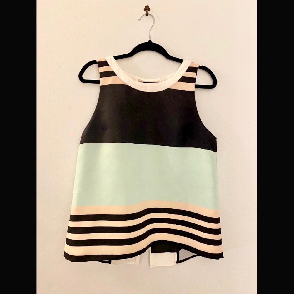 Anthropologie Troubadour A line sleeveless top